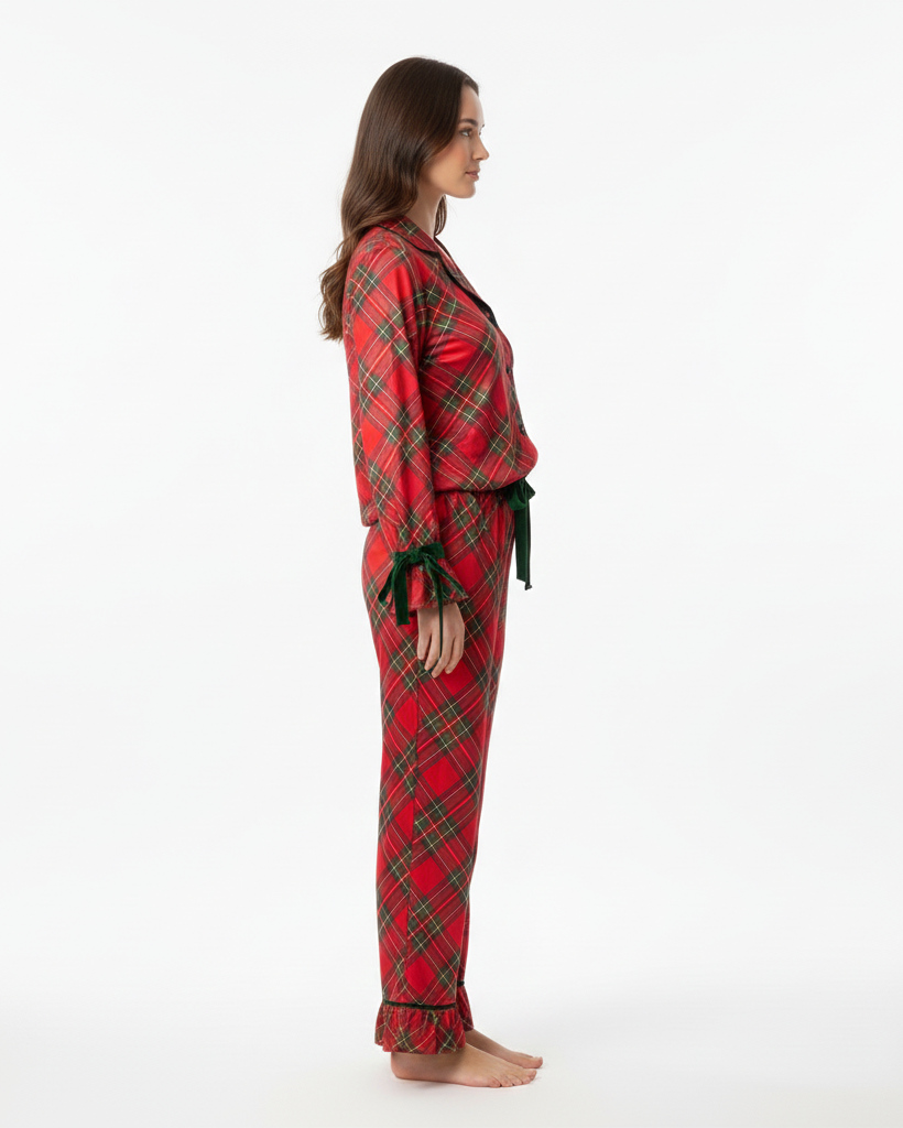 Christmas Plaid Comfort Set