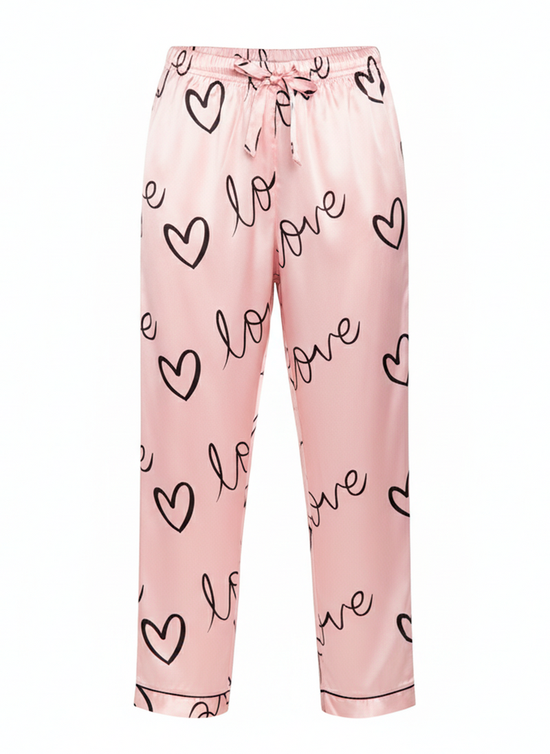 Women’s Satin Heartlight Pyjama Set