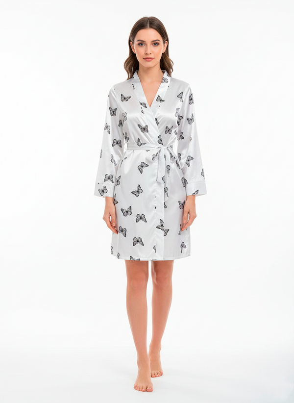 Women’s Satin Butterfly Robe