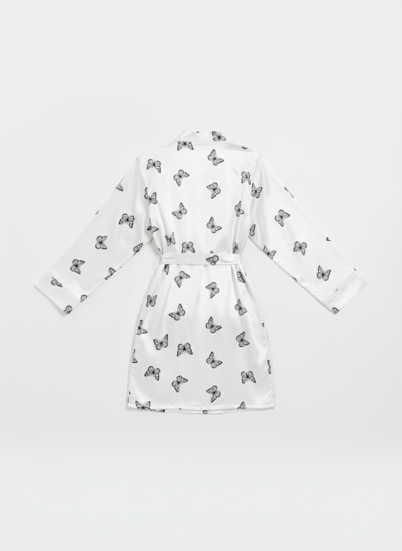 Women’s Satin Butterfly Robe