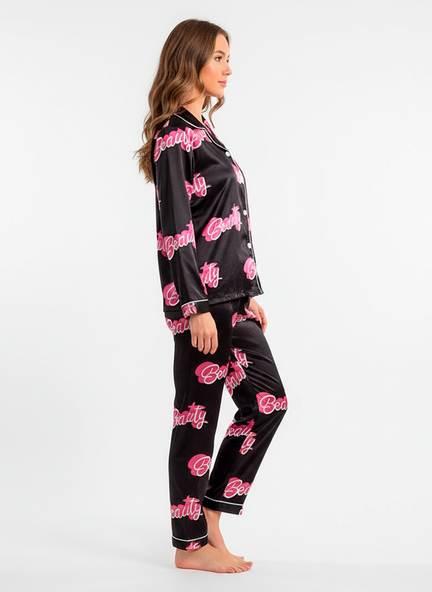 Women’s Satin Beaty Pyjama Set