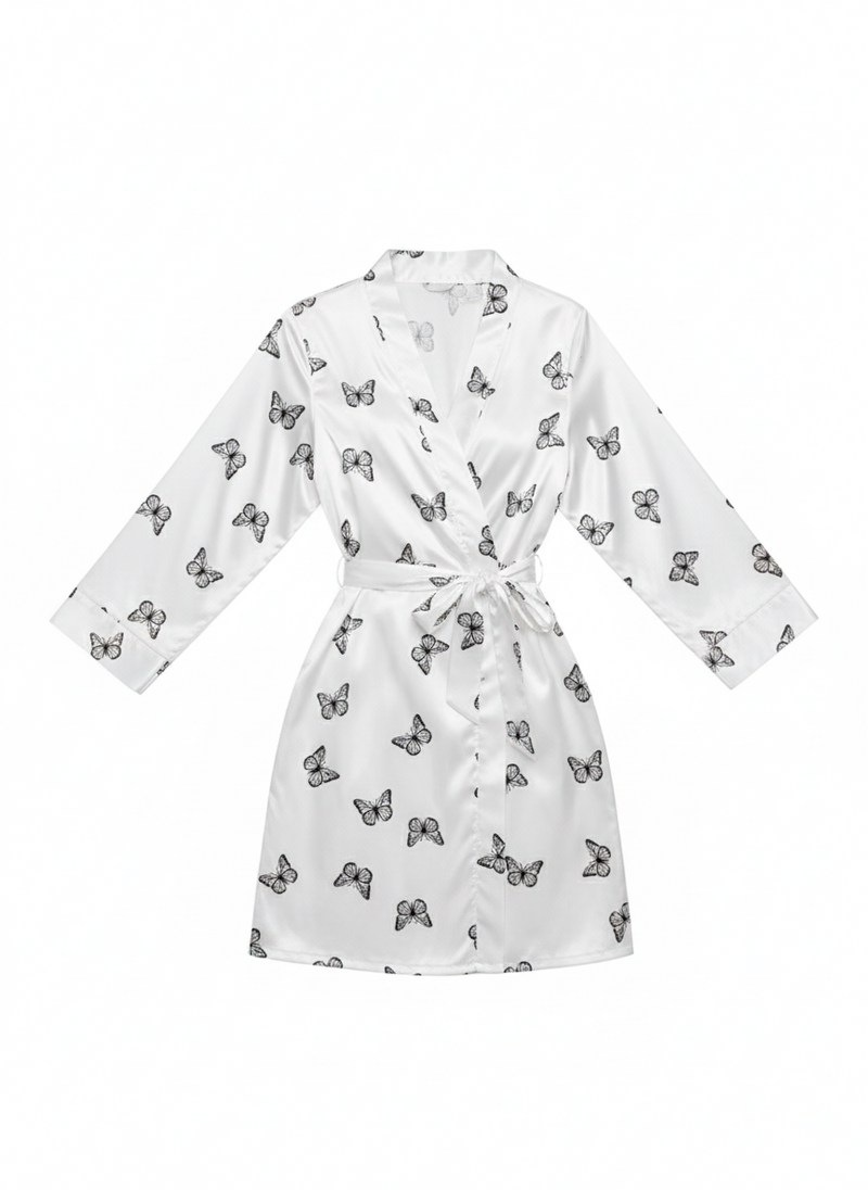 Women’s Satin Butterfly Robe